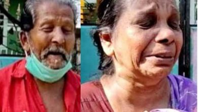 Photo of സ്വത്ത് തട്ടിയെടുത്ത ശേഷം മകന്‍ ഇറക്കി വിട്ട മാതാ പിതാക്കൾതെരുവിലായ സംഭവത്തിൽ കേസ്സെടു ക്കാൻ പോലീസിന് മടി.