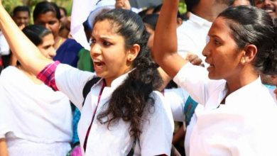 Photo of ‘ശുചീകരണ തൊഴിലാഴികളുടെ ശമ്പളം എങ്കിലും സ്റ്റൈഫണ്ടായിതരണം ടീച്ചേറേ..’ കേരളത്തിൽ ദൈവത്തിന്റെ മാലാഖമാരുടെ വിലാപം.