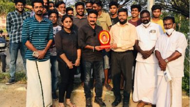 Photo of അജ്ഞാതന് സാന്ത്വന സ്പർശവുമായെത്തി പോളി വടക്കൻ.