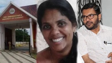 Photo of എം ബി രാജേഷിന്റെ ഭാര്യ പേരെ‌ ലിസ്‌റ്റിലുണ്ടായിരുന്നില്ല: വി സിയ്‌ക്കും രജിസ്‌ട്രാർക്കും പരാതി നൽകി ഇന്റർവ്യൂ ബോർഡിലെ മൂന്ന് വിഷയ വിദഗ്‌ദ്ധർ