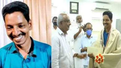 Photo of തലകറങ്ങി താഴെ വീഴവേ രക്ഷകനായി, യുവാവിന് ജോലി നല്‍കി ഊരാളുങ്കല്‍ ലേബര്‍ സൊസൈറ്റി