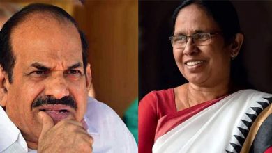 Photo of നിപ്പാ റാണിയെന്ന വിശേഷണവും ടീച്ചറമ്മയെന്ന ബ്രാന്‍ഡും ഇത്തവണയില്ല, പിന്നില്‍ കോടിയേരിയോ; കെകെ ശൈലജയ്ക്കായി അനുകൂലിച്ചത് 7 പേര്‍ മാത്രം