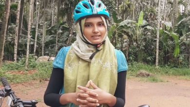 Photo of കേരളം മുതല്‍ കാശ്മീര്‍ വരെ സൈക്കിളിലേറി സഹലയും കൂട്ടരും
