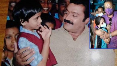 Photo of രണ്ടു പതിറ്റാണ്ടിനുശേഷം ശ്രീദേവിയെക്കാണാന്‍ സുരേഷ് ഗോപിയെത്തി