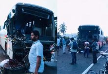 Photo of കെഎസ്ആര്‍ടിസി സ്‌കാനിയ ബസ് അപകടത്തില്‍ പെട്ടു: ഡ്രൈവറുടെ നില അതീവഗുരുതരം