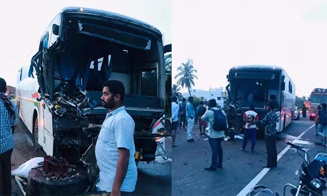 Photo of കെഎസ്ആര്‍ടിസി സ്‌കാനിയ ബസ് അപകടത്തില്‍ പെട്ടു: ഡ്രൈവറുടെ നില അതീവഗുരുതരം