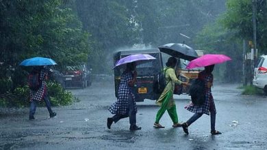 Photo of സംസ്ഥാനത്ത് തീവ്രന്യുനമർദം 5 ജില്ലകളിൽ ഇന്ന് റെഡ് അലേർട്ട്