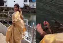 Photo of ഗുരുവായൂർ ക്ഷേത്ര തീർത്ഥക്കുളത്തിൽ റീൽസ് ചിത്രീകരിച്ച സോഷ്യൽ മീഡിയ ഇൻഫ്‌ളുവൻസർ ജാസ്മിൻ ജാഫറിനെതിരെ പരാതി