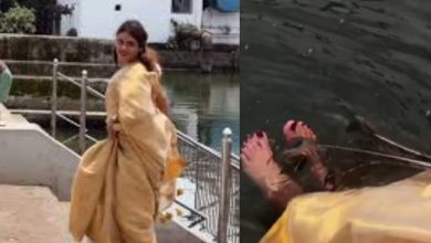 Photo of ഗുരുവായൂർ ക്ഷേത്ര തീർത്ഥക്കുളത്തിൽ റീൽസ് ചിത്രീകരിച്ച സോഷ്യൽ മീഡിയ ഇൻഫ്‌ളുവൻസർ ജാസ്മിൻ ജാഫറിനെതിരെ പരാതി
