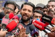 Photo of ”രാജിവെച്ച രാഹുൽ മാങ്കൂട്ടത്തിലിന്റെ തീരുമാനം പ്രധാനപ്പെട്ട ചുവടാണ്, ഒളിച്ചോടിയെന്ന തരത്തിലുള്ള പ്രചാരണം സത്യസന്ധമല്ല”- ഷാഫി പറമ്പിൽ എം.പി