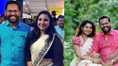 Photo of നടി റിനി ജോർജിനൊപ്പമുള്ള ഭർത്താവിന്റെ എഡിറ്റ് ചെയ്ത ചിത്രം; പരിഹാസവുമായി ഡോ. പി. സരിന്റെ ഭാര്യ സൗമ്യ