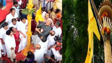 Photo of തൃപ്പൂണിത്തുറ അത്തച്ചമയ ആഘോഷങ്ങൾക്ക് തുടക്കം; മന്ത്രി പി. രാജീവ് അത്തപതാക ഉയർത്തി, നടൻ ജയറാം ഘോഷയാത്ര ഫ്ലാഗ് ഓഫ് ചെയ്തു