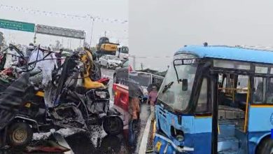 Photo of കാസർഗോഡ്  തലപ്പാടിയിൽ  കർണാടക RTC ബസ് നിയന്ത്രണം വിട്ട് അപകടം അഞ്ചു മരണം