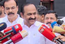 Photo of ‘ തന്റെ ഭാഗത്ത് തെറ്റുണ്ടായി, ആ വാക്ക് പിന്‍വലിക്കുന്നു’; ജി ആർ അനിലിനെതിരായ പരാമർശം പിൻവലിച്ച് വി ഡി സതീശൻ