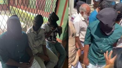 Photo of കെഎസ്‌യു പ്രവർത്തകരെ മുഖംമൂടി ധരിപ്പിച്ച് കോടതിയിൽ ഹാജരാക്കിയ സംഭവം; വടക്കാഞ്ചേരി സിഐ ഷാജഹാനെ സ്ഥലം മാറ്റി