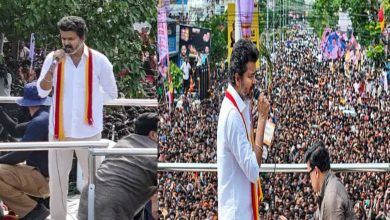 Photo of പൊതുമുതൽ നശിപ്പിച്ചു; ടിവികെ അധ്യക്ഷൻ വിജയ്‌യുടെ സംസ്ഥാന പര്യടനവുമായി ബന്ധപ്പെട്ട് ടിവികെ നേതാക്കൾക്കെതിരെ കേസ്