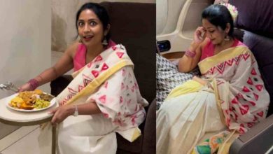 Photo of ഒന്നേകാൽ ലക്ഷത്തിന്റെ മുല്ലപ്പൂവോ ? വിമാനത്താവളത്തിൽ മുല്ലപൂവുമായി പ്രവേശിച്ചു നടി  നവ്യാ നായര്‍ക്ക് ഒന്നേകാൽ ലക്ഷം രൂപ പിഴ ചുമത്തി
