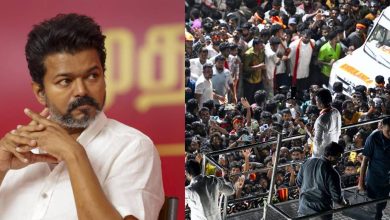 Photo of കരൂർ ദുരന്തബാധിതരുടെ കാലിൽതൊട്ട് മാപ്പ് അപേക്ഷിച്ച് വിജയ് ; ‘കയ്യൊഴിയില്ല, കൂടെയുണ്ടാകും’