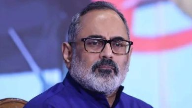 Photo of കർണാടക ഭൂമി ഇടപാട്; “സിപിഐഎമ്മിന്റെയും കോൺഗ്രസിന്റെയും ഗൂഢാലോചന” എന്ന് രാജീവ് ചന്ദ്രശേഖർ