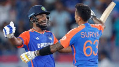 Photo of ഇന്ത്യ- ഓസ്ട്രേലിയ ട്വന്റി20 പരമ്പര അൽപസമയത്തിനകം; ടീമിനെ സൂര്യകുമാർ യാദവ് നയിക്കും, വിക്കറ്റ് കീപ്പറായി സഞ്ജുവും