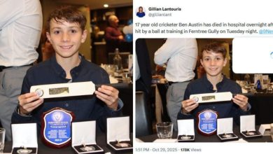 Photo of മെൽബണിൽ പരിശീലനത്തിനിടെ ക്രിക്കറ്റ് പന്തിൽ നുഴഞ്ഞ പതിനേഴുകാരൻ മരിച്ചു