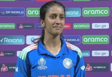 Photo of “എന്റെ ഫിഫ്റ്റിയോ സെഞ്ചുറിയോ പ്രധാനമല്ല, ഇന്ത്യയുടെ വിജയമാണ് എല്ലാം” ദൈവത്തോടും കുടുംബത്തോടും പരിശീലകനോടും നന്ദി, കണ്ണീരോടെ ജമീമ