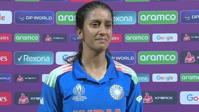 Photo of “എന്റെ ഫിഫ്റ്റിയോ സെഞ്ചുറിയോ പ്രധാനമല്ല, ഇന്ത്യയുടെ വിജയമാണ് എല്ലാം” ദൈവത്തോടും കുടുംബത്തോടും പരിശീലകനോടും നന്ദി, കണ്ണീരോടെ ജമീമ