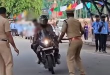 Photo of രാഷ്ട്രപതിയുടെ സന്ദര്‍ശനത്തിനിടെ വിഡിയോ ചിത്രീകരണം; പൊലീസിനെ വെട്ടിച്ച് കടന്ന ബൈക്ക് യാത്രികര്‍ പിടിയില്‍