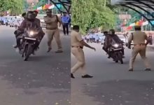 Photo of രാഷ്ട്രപതി ദ്രൗപദി മുർമുവിന്റെ പാലാ സന്ദർശനത്തിനിടെ സുരക്ഷാ വീഴ്ച; നിയന്ത്രണം ലംഘിച്ച് ബെെക്കിലെത്തി വിഡിയോ പകർത്തി